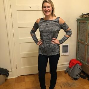 Peyton Jensen Cut Out Long Sleeve